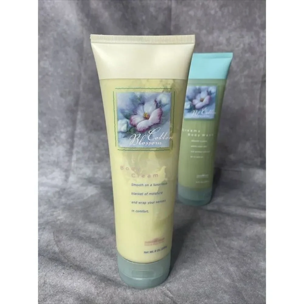 cotton blossom‎ bath and body works set Hand Cream Body Cream Bath Cream Vintage